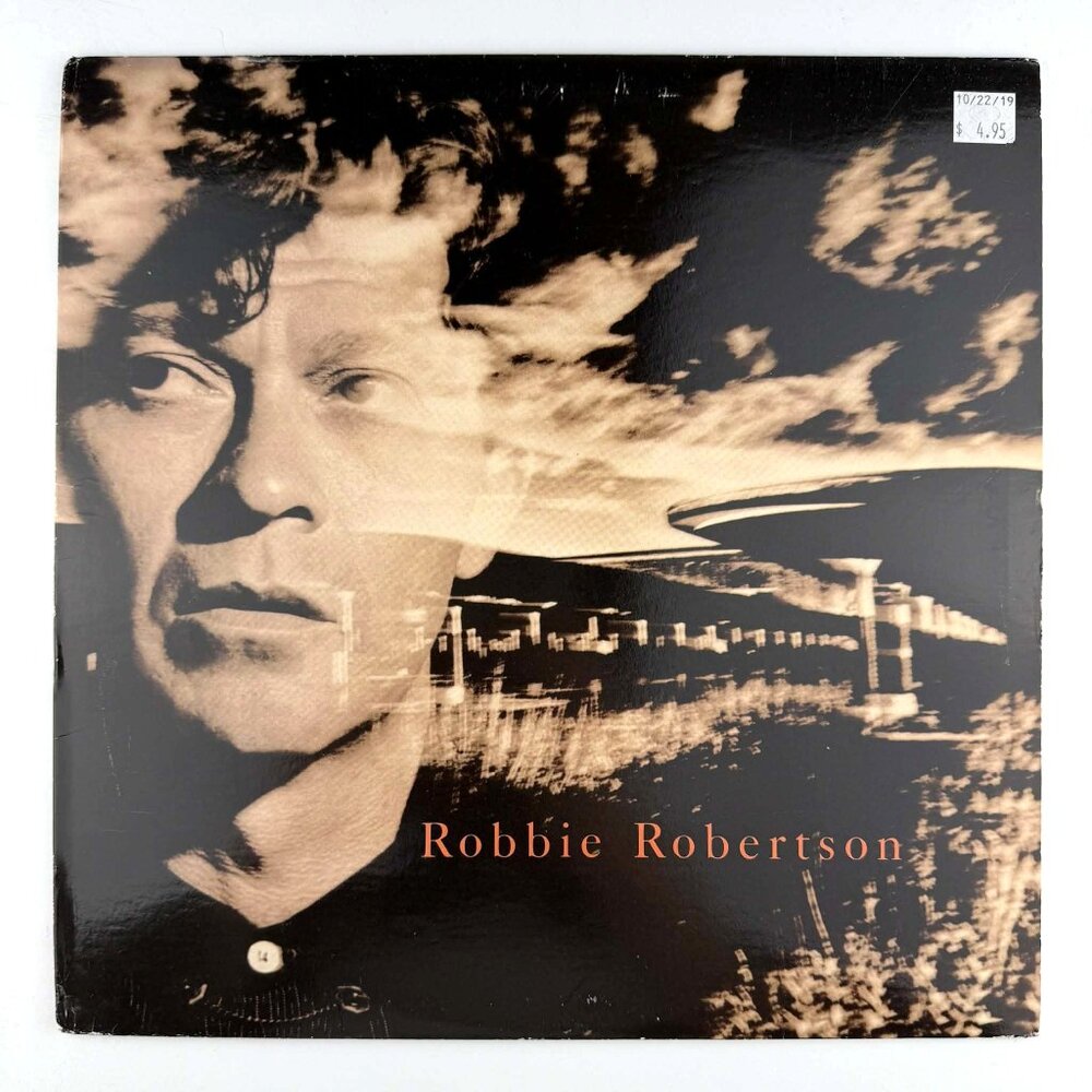 Robbie Robertson (of The Band) S/T Self Titled Solo 1987 vinyl record LP EX